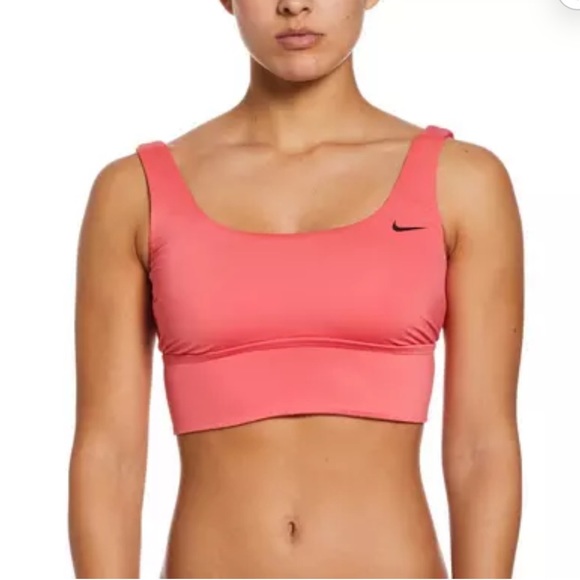 NIKE Essentials Swim Top paired with Adidas Melbourne Swim Bikini Bottoms NWT - Picture 5 of 6